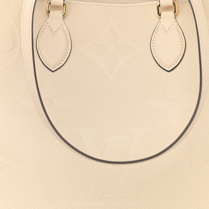 Louis Vuitton Empreinte Monogram Giant Onthego GM Creme 9 of 12