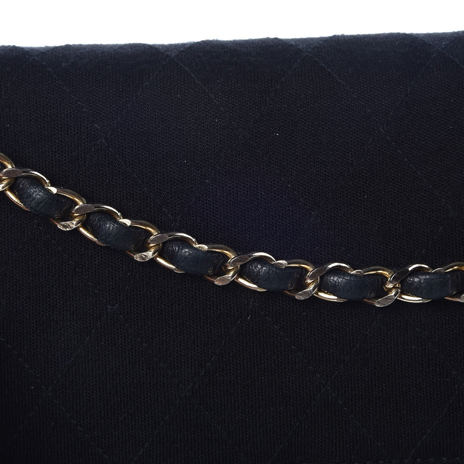 Chanel Jersey Quilted Medium Single Flap Black 13 of 13