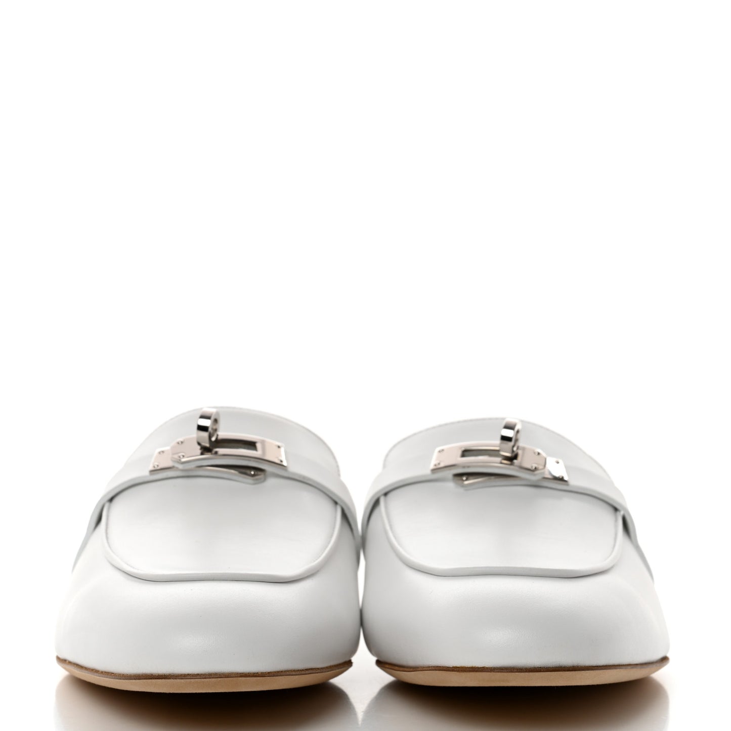 Calfskin Oz Mules 41 White