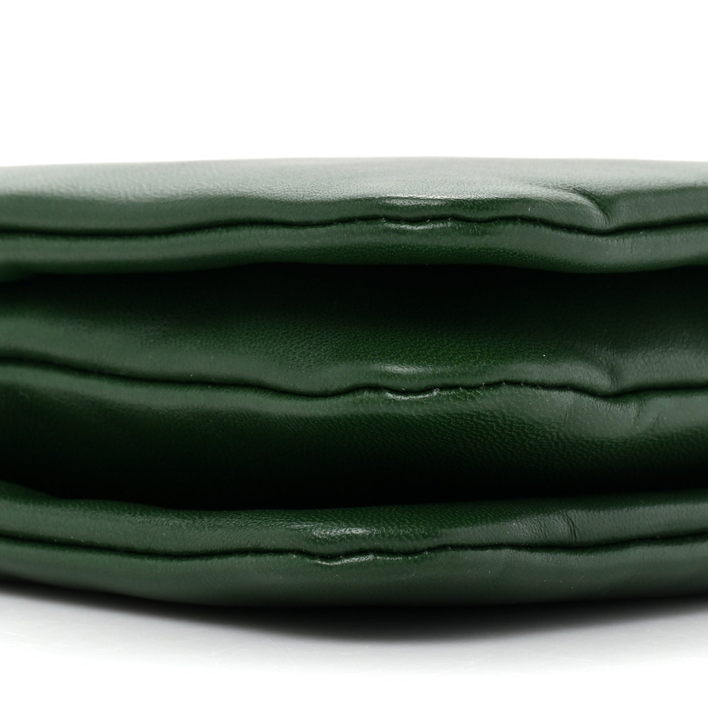 Lambskin Large Trio Crossbody Bag Malachite