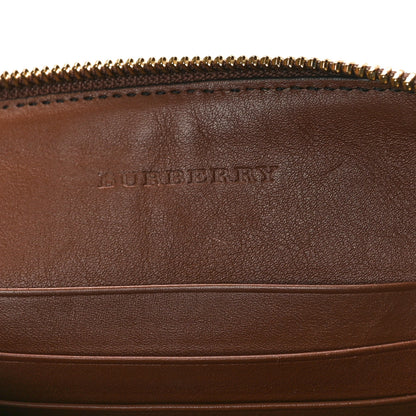 Burberry House Check Derby Peyton Crossbody Clutch Bag Tan 6 of 9