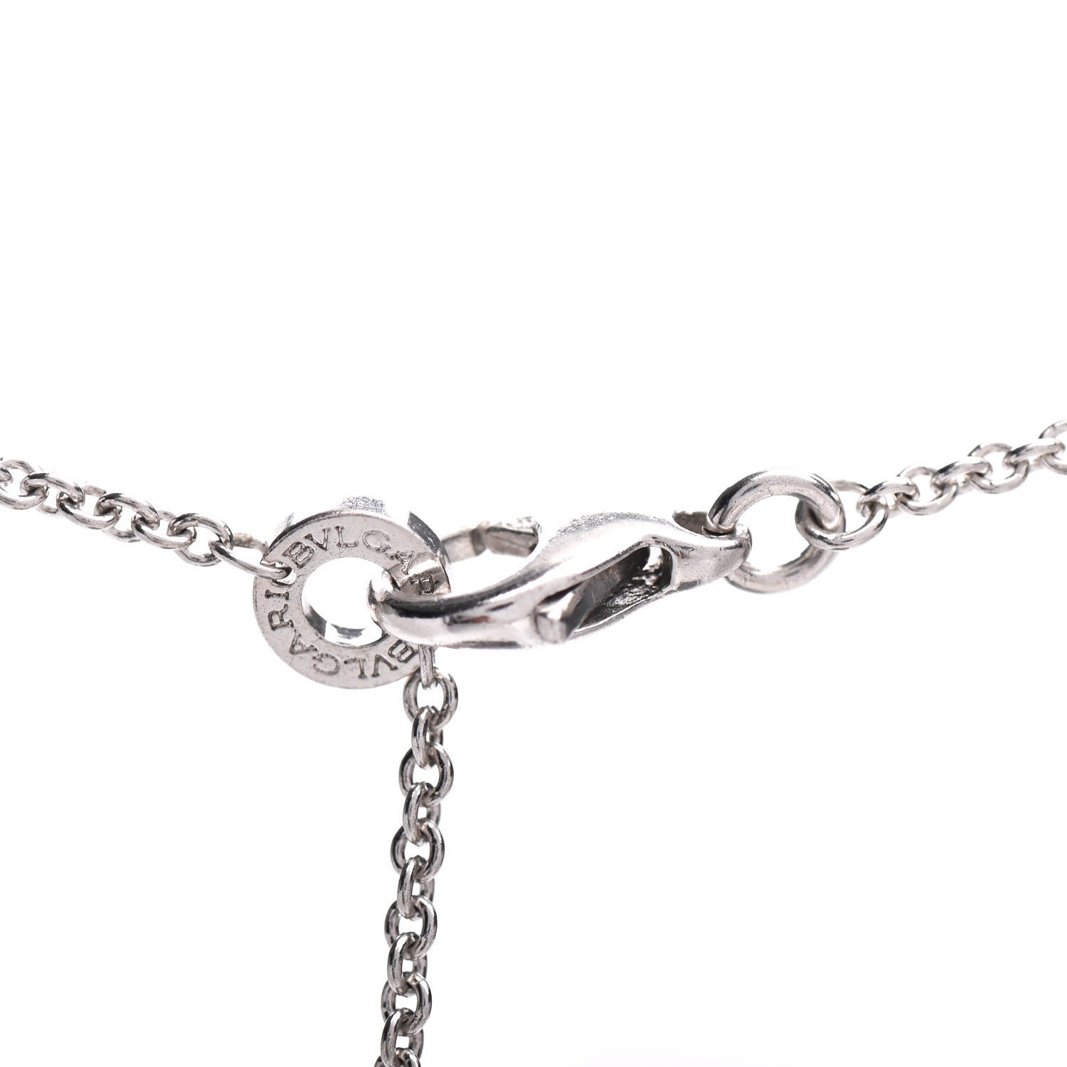 Bulgari Sterling Silver Ceramic Save The Children Pendant Necklace 3 of 3