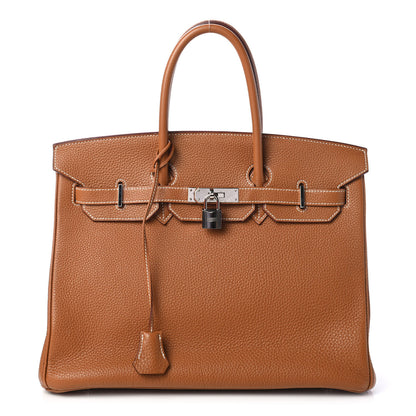 Hermes Togo Birkin 35 Gold 1 of 6