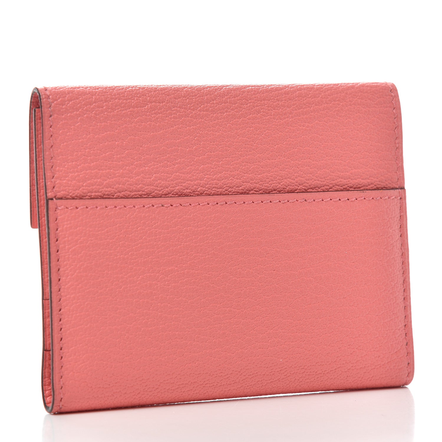Hermes Chevre Mysore Mini Clic Card Holder Rose D'Ete 3 of 6