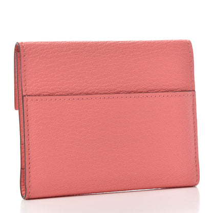Hermes Chevre Mysore Mini Clic Card Holder Rose D'Ete 3 of 6
