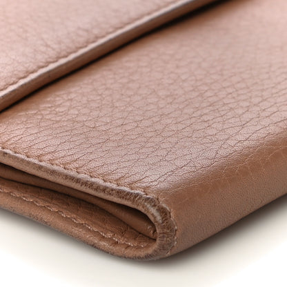 Gucci Deerskin Continental Flap Wallet Brown 9 of 26