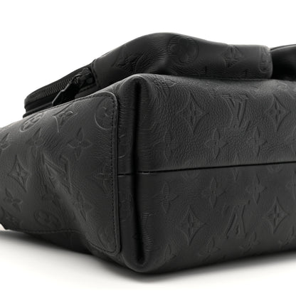 Louis Vuitton Calfskin Monogram Shadow Hobo Cargo Black 8 of 9