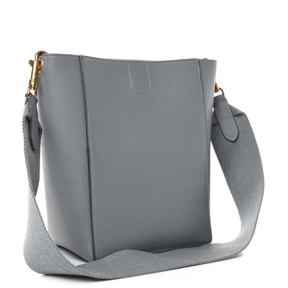 Celine Soft Grained Calfskin Small Sangle Bucket Bag Grey 3 of 7