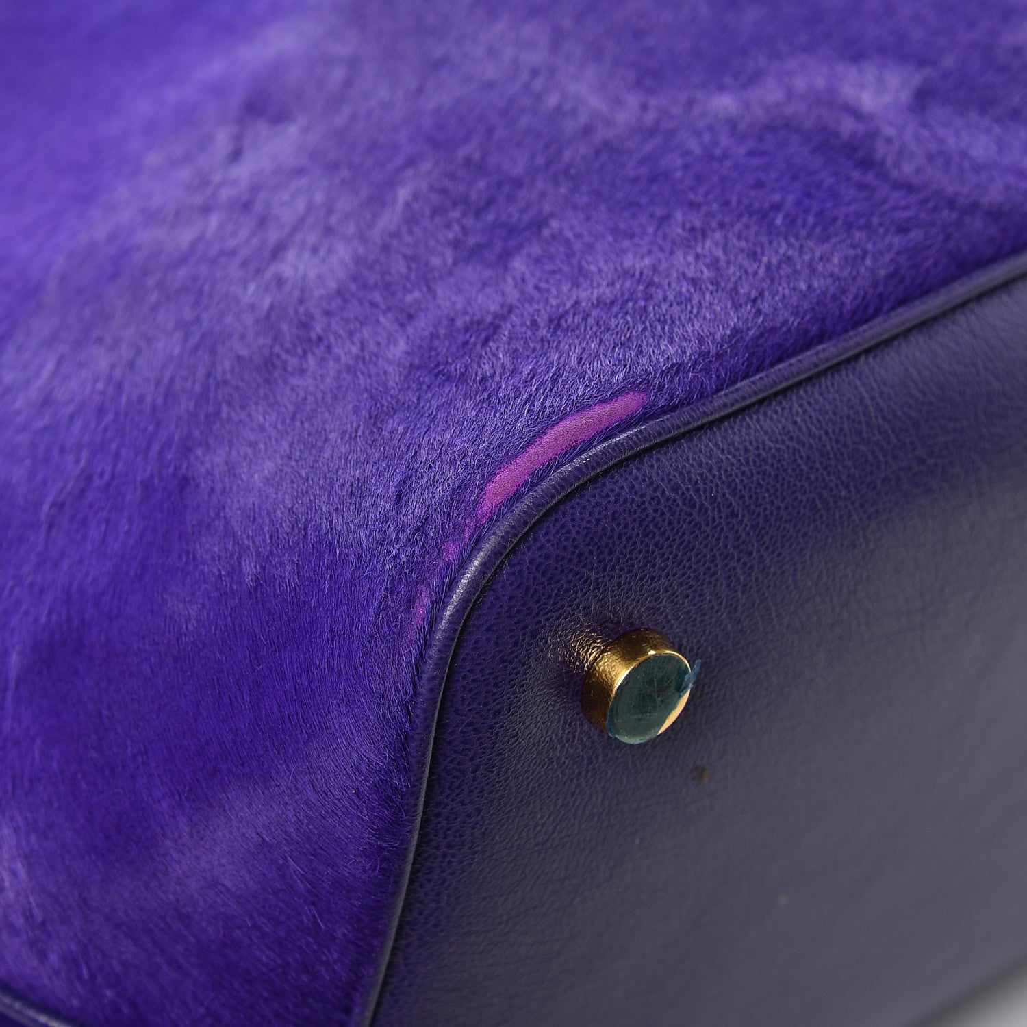 Tom Ford Calf Hair Medium Jennifer Trapeze Tote Purple 10 of 16