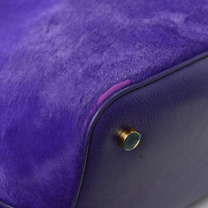 Tom Ford Calf Hair Medium Jennifer Trapeze Tote Purple 10 of 16