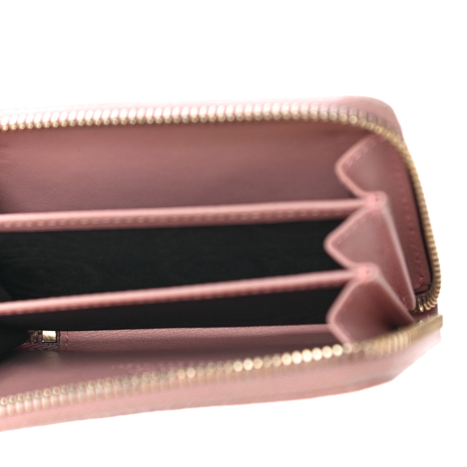 Gucci Microguccissima Zip Around Card Case Soft Pink 5 of 11