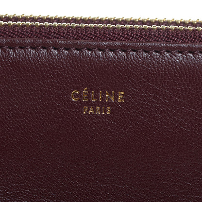Celine Lambskin Small Trio Crossbody Bag Burgundy 8 of 8