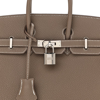 Hermes Togo Birkin 25 Etoupe 8 of 12