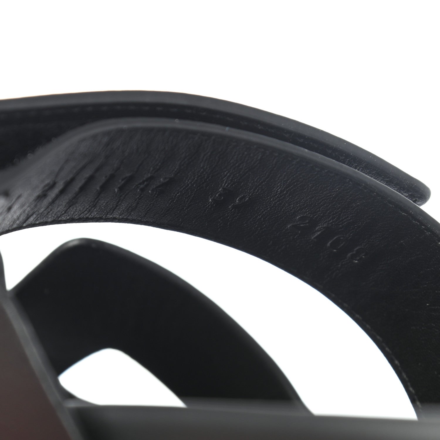 Hermes Calfskin Womens Chypre Sandals 39 Black 8 of 8