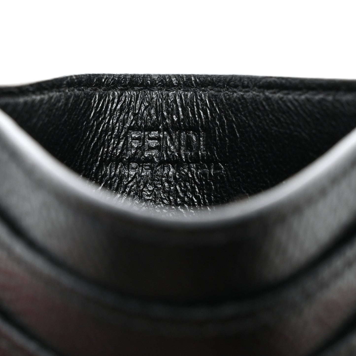 Vitello Cruise F is Fendi Card Holder Black
