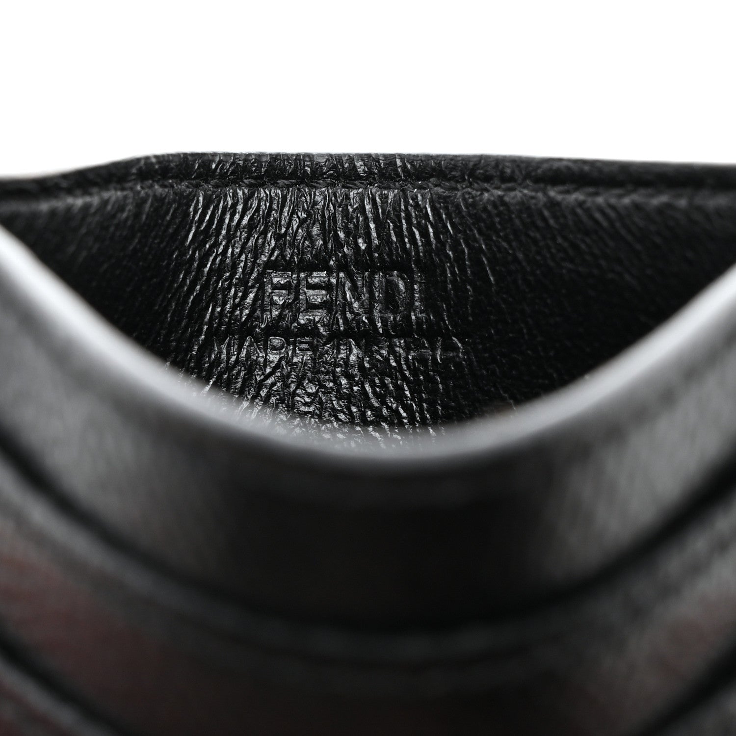 Fendi Vitello Cruise F is Fendi Card Holder Black 9 of 10