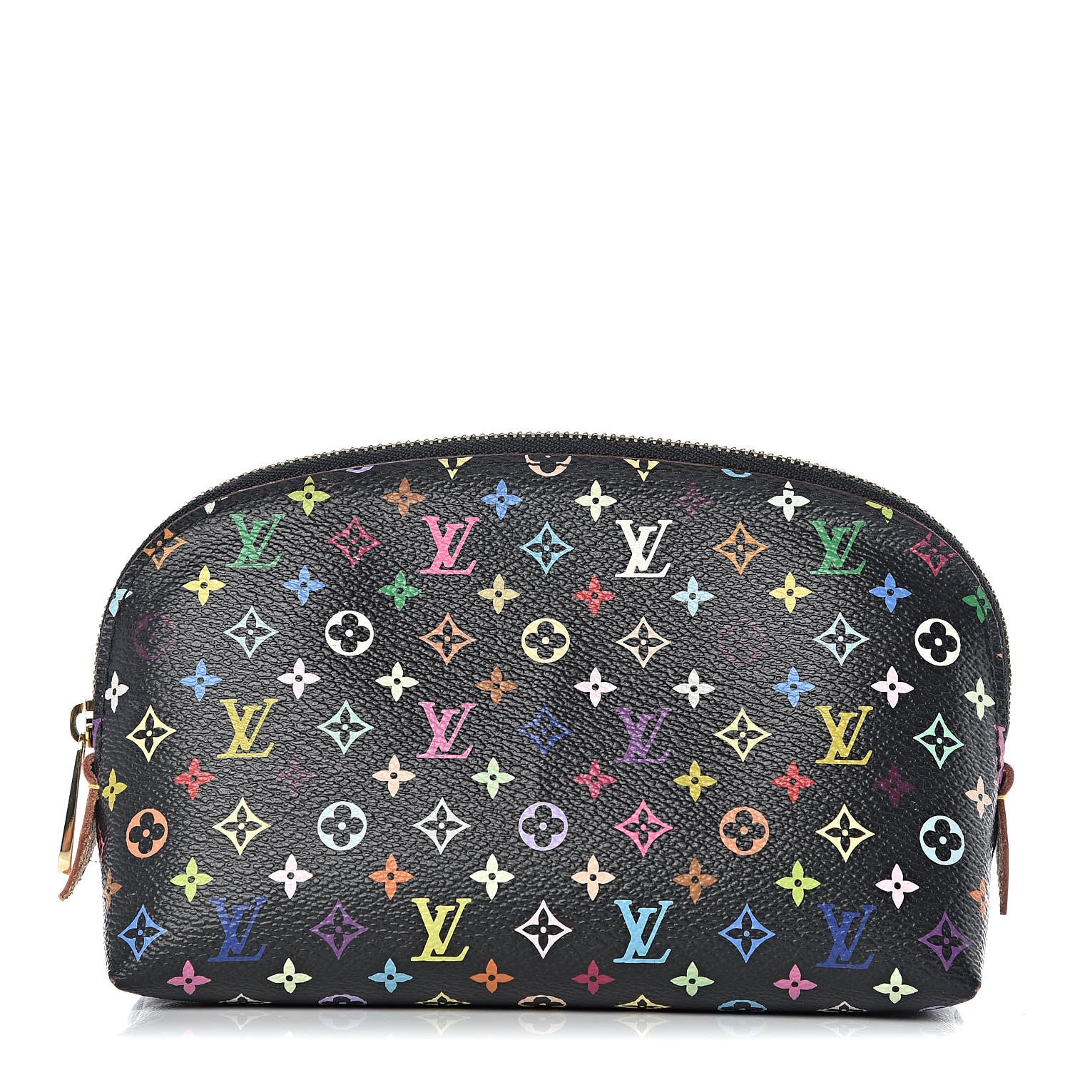 Louis Vuitton Monogram Multicolor Cosmetic Pouch Black Grenade 1 of 8