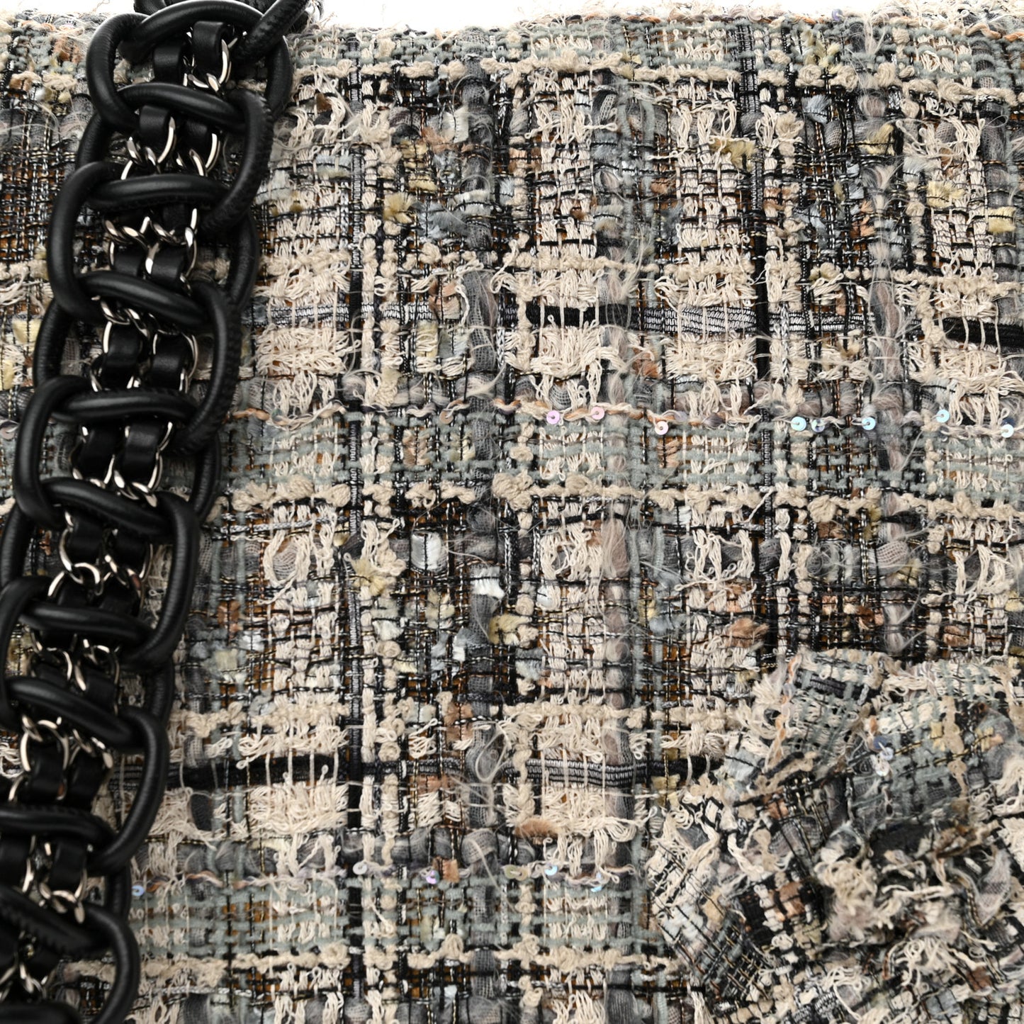 Tweed Camellia Messenger Multicolor