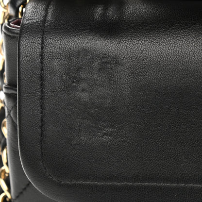 Chanel Lambskin Quilted Medium Double Flap Black 10 of 13