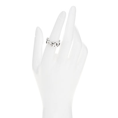 Tiffany Sterling Silver Paloma Picasso Loving Heart Band Ring 53 6.5 2 of 5