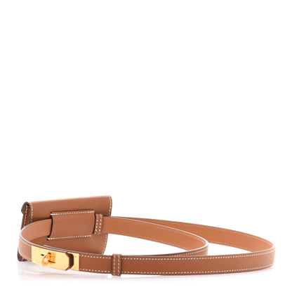 Hermes Epsom Kelly Pocket Belt Gold 3 of 13