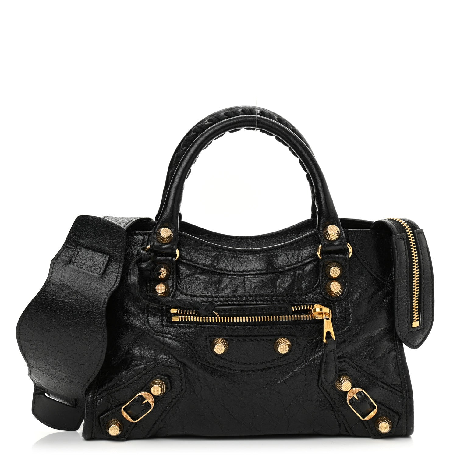 Balenciaga Agneau Giant 12 Gold Hardware Mini City Black 3 of 10