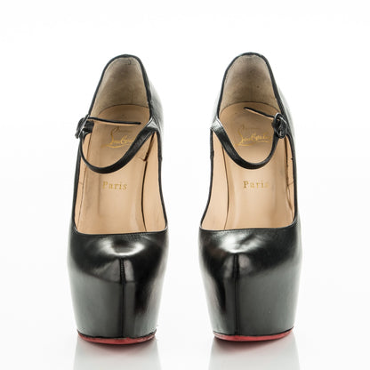 Christian Louboutin Kid Lady Daf 160 Pumps 38 Black 2 of 8