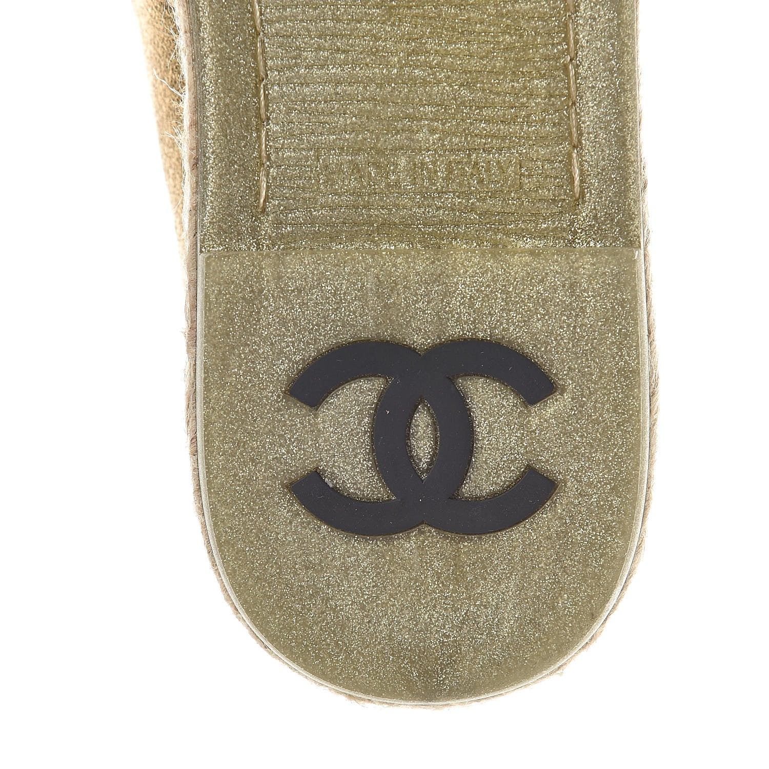 Chanel Metallic Lambskin CC Loafers 36 Gold 6 of 9