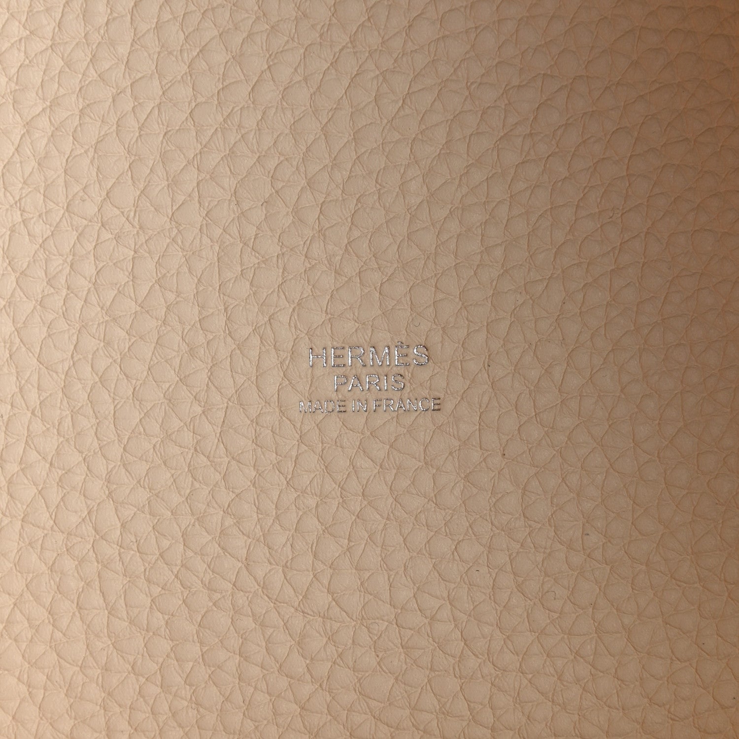 Hermes Taurillon Clemence Casaque Picotin Lock 22 MM Gold Etoupe Nata 6 of 9