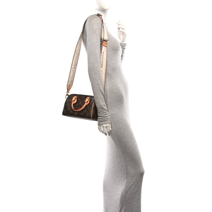 Louis Vuitton Monogram Speedy Bandouliere 20 Beige 2 of 9