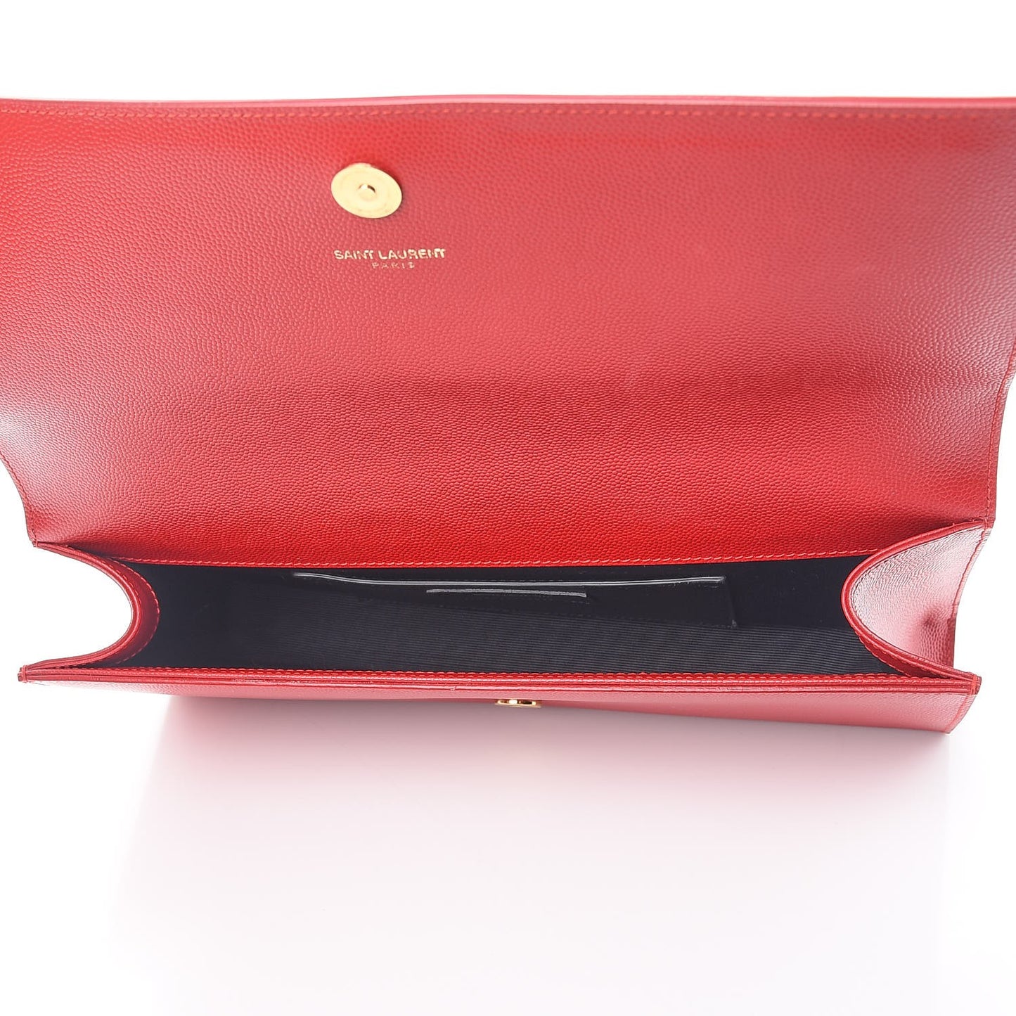 Grain De Poudre Classic Monogram Cassandre Clutch New Red