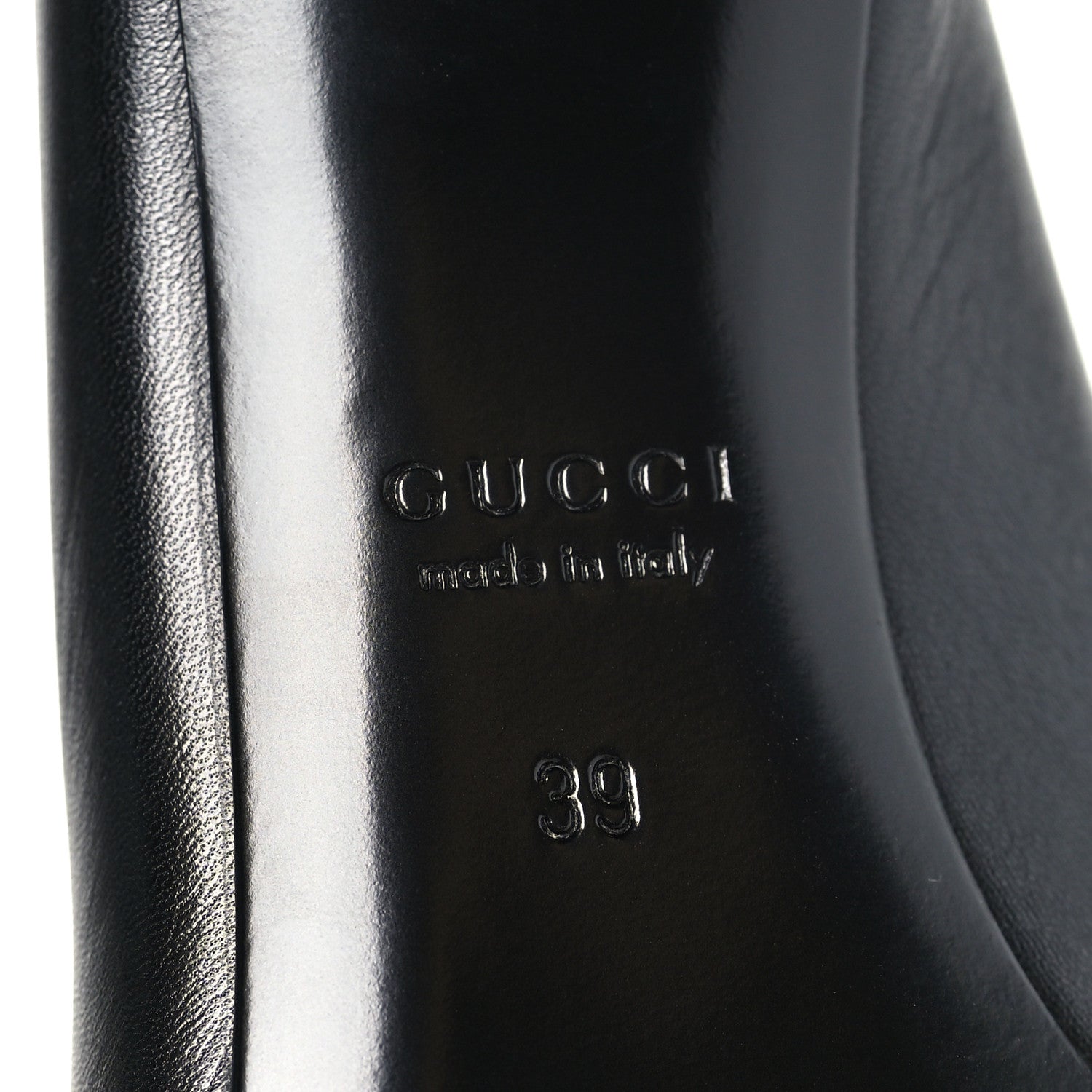 Gucci Malaga Kid Horsebit 75mm Pumps 39 Black 7 of 10