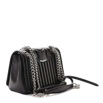 Jimmy Choo Lambskin Small Helia Shoulder Bag Black 2 of 7