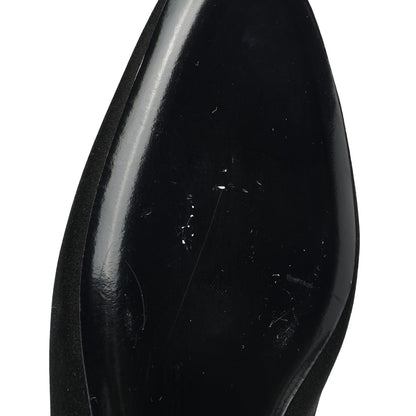 Saint Laurent Crepe Satin Lido Slip On Mule 37 Black 8 of 8