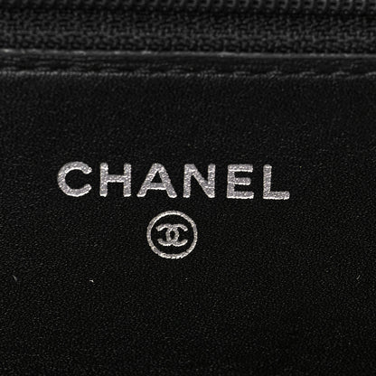 Chanel Calfskin Quilted Cambon Wallet On Chain WOC Black 6 of 9