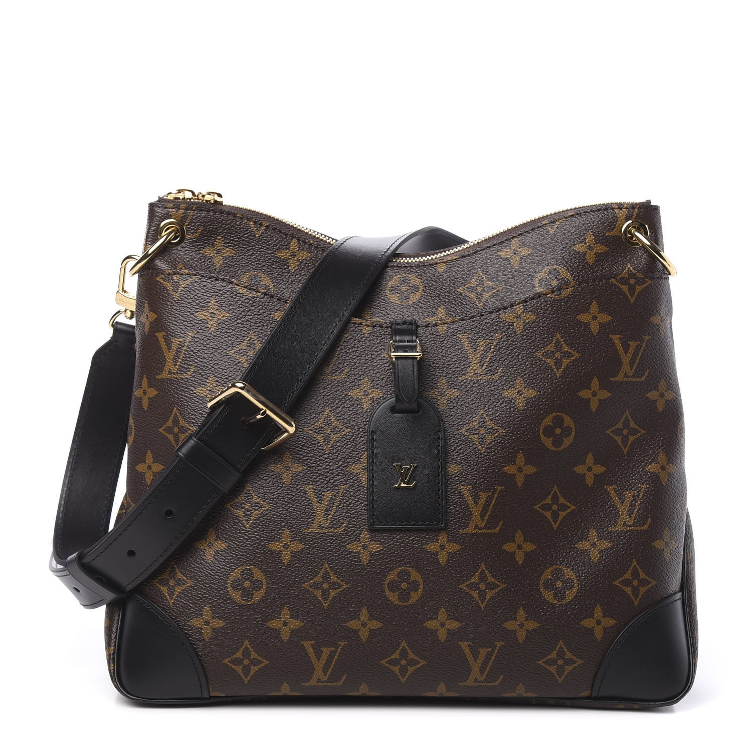 Louis Vuitton Monogram Odeon MM Black 1 of 9