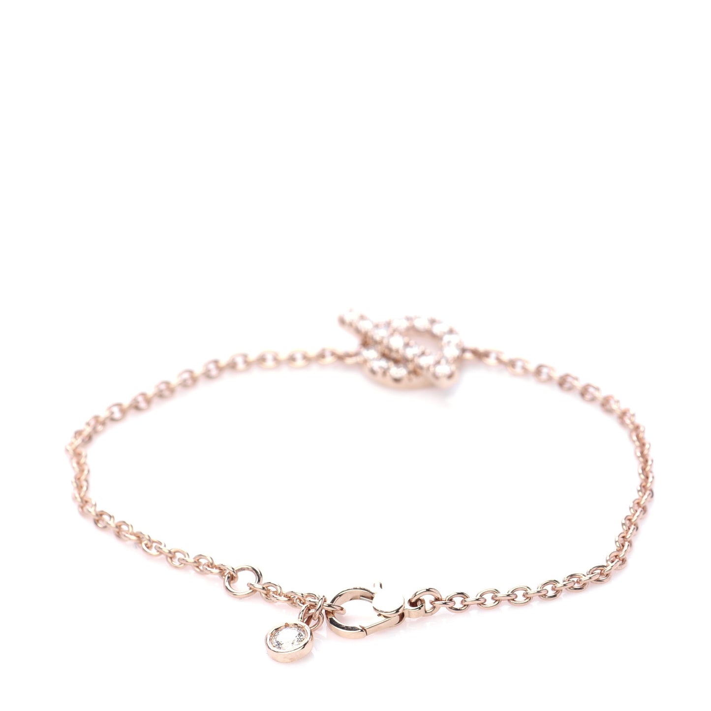 18K Rose Gold Diamond Finesse Bracelet SH