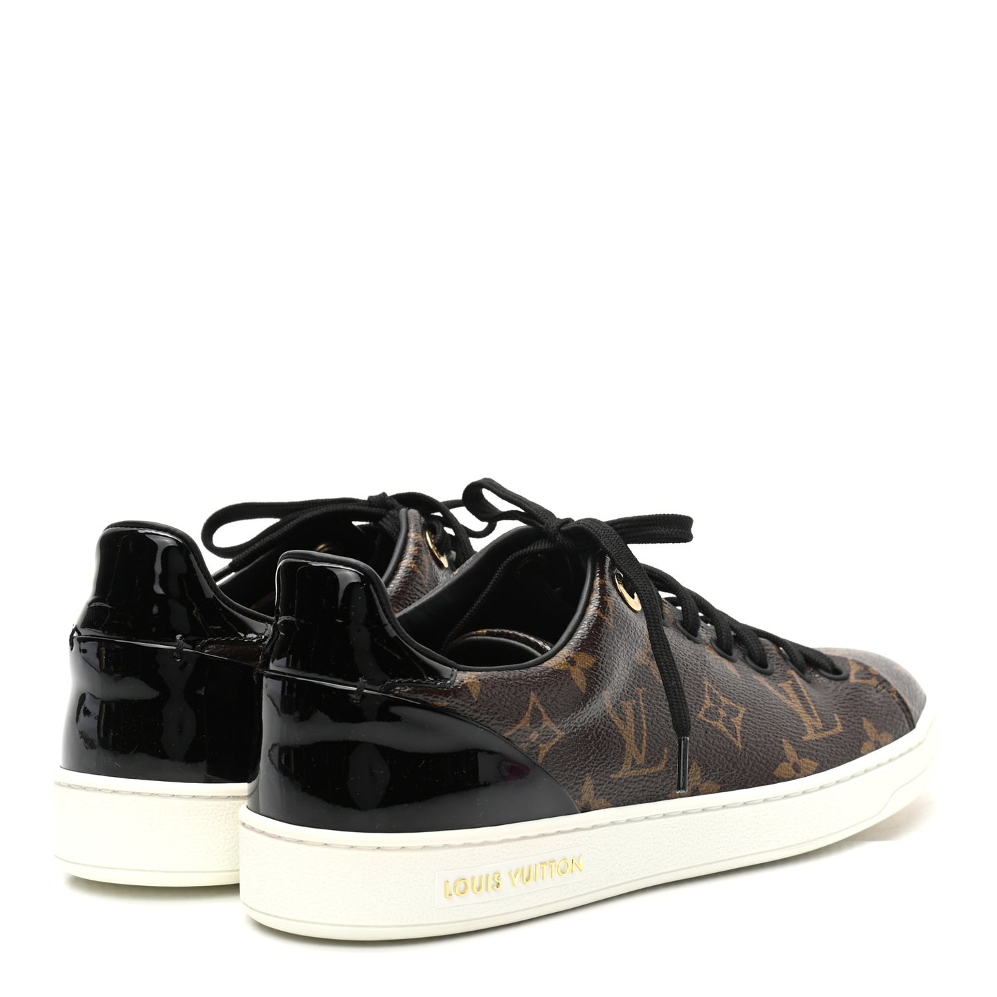 Patent Monogram Frontrow Sneakers 38