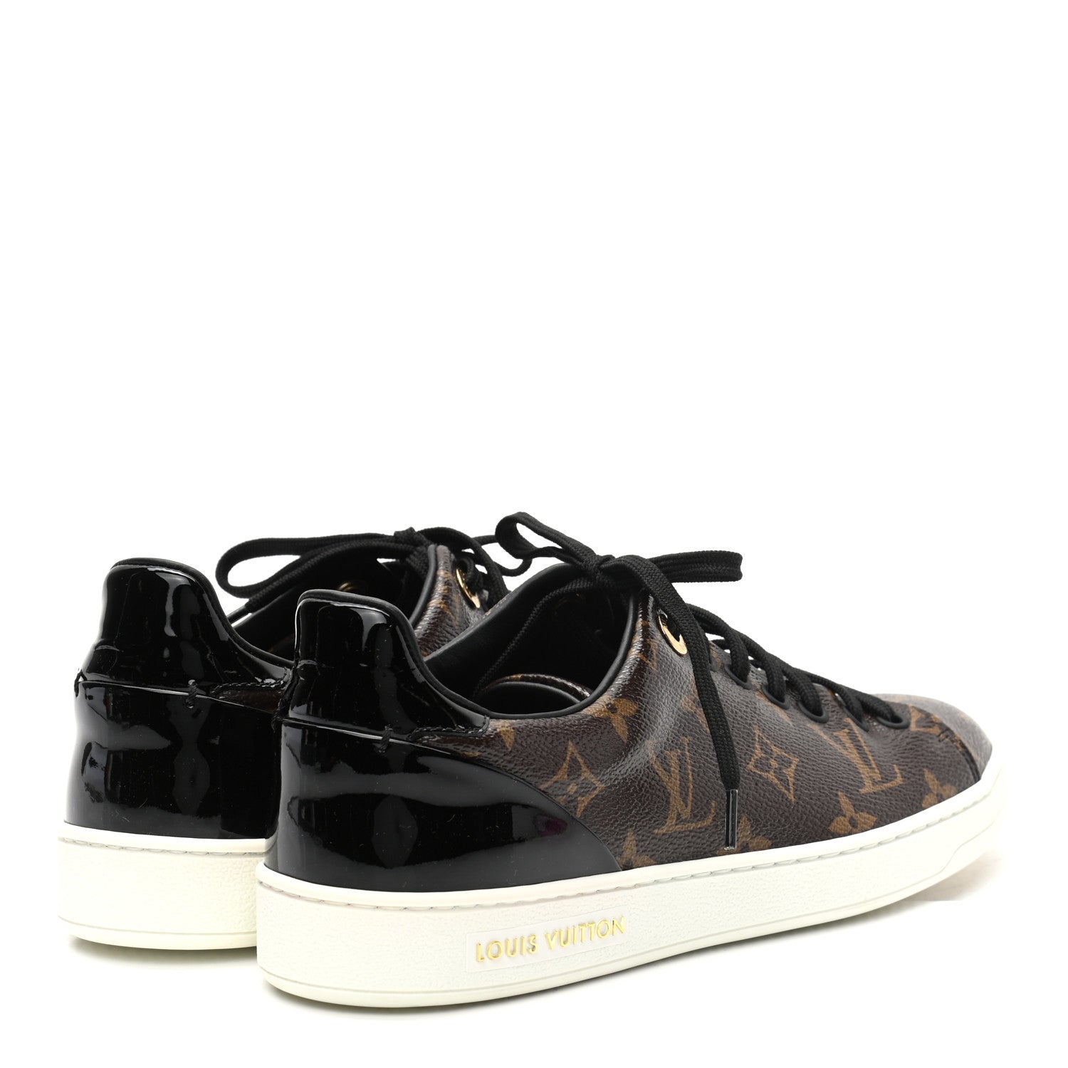 Louis Vuitton Patent Monogram Frontrow Sneakers 38 4 of 8