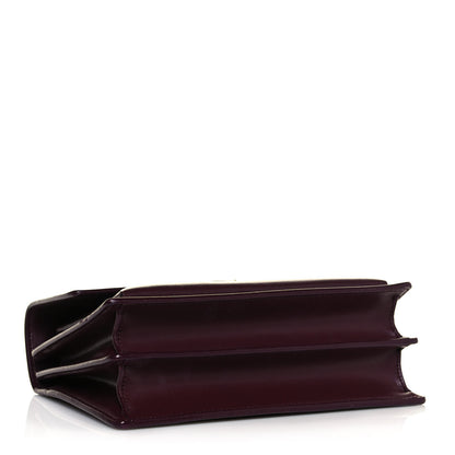 Saint Laurent Calfskin Medium Monogram Sunset Bordeaux 4 of 12