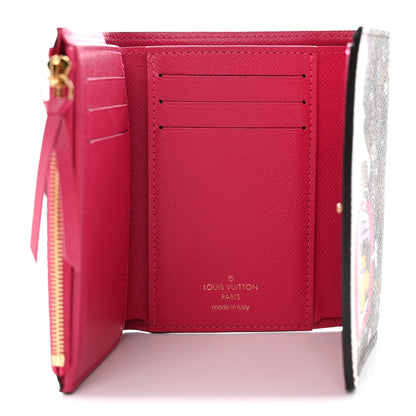 Louis Vuitton Monogram 2019 Christmas Animation Victorine Wallet Fuchsia 5 of 9