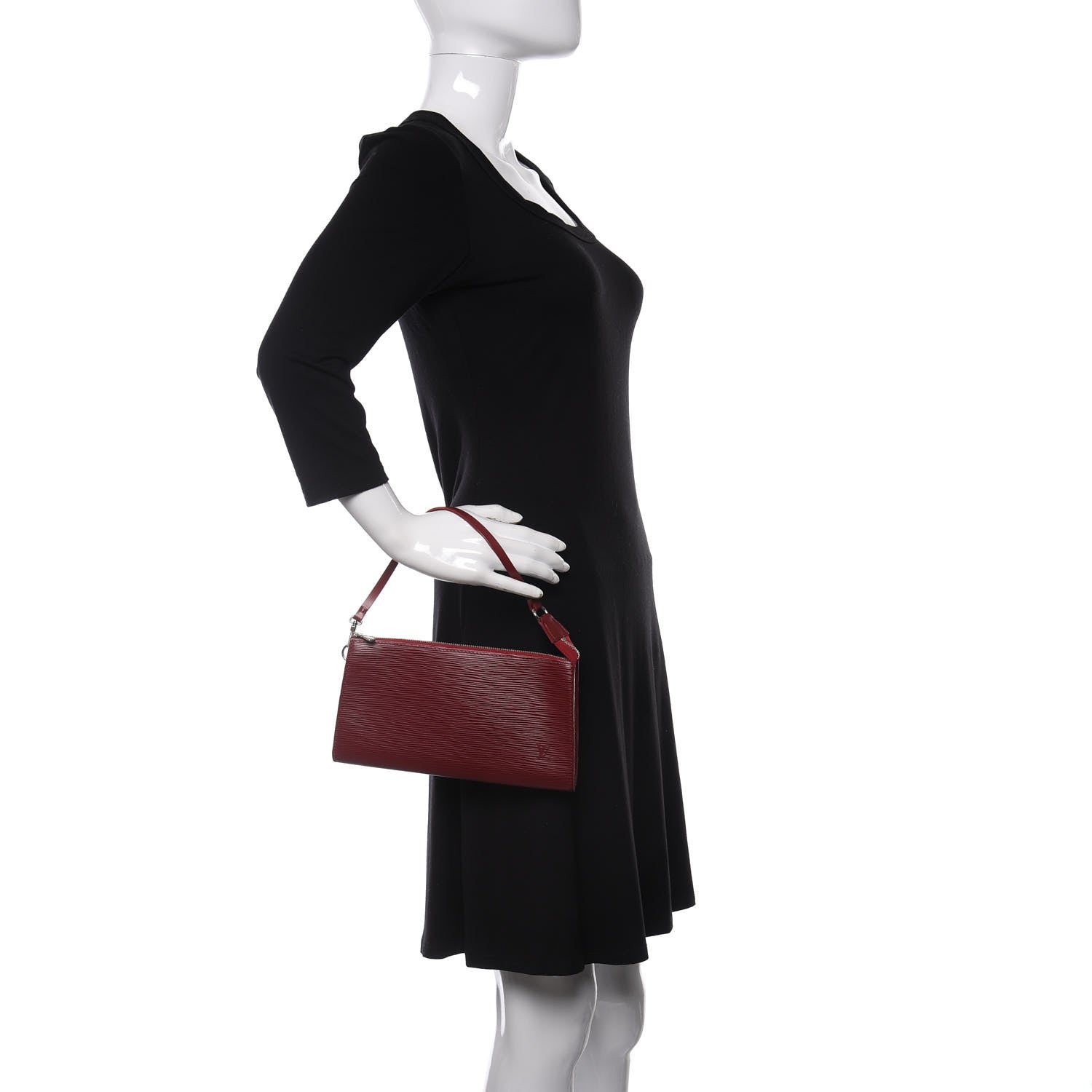 Louis Vuitton Epi Pochette Accessories 24 Rubis 2 of 12