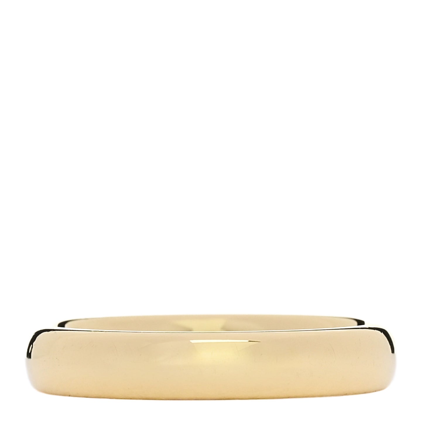 18K Yellow Gold 4mm Forever Wedding Band Ring 58 8.5