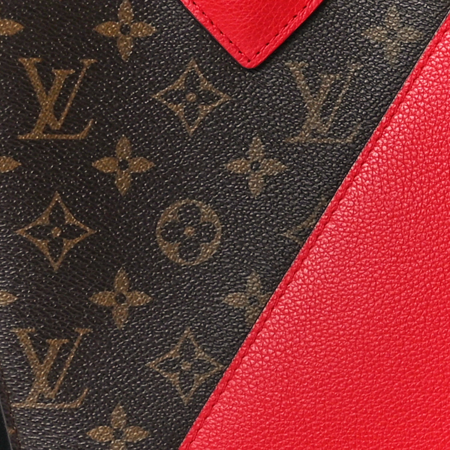 Louis Vuitton Calfskin Monogram Kimono Tote Cherry 8 of 12
