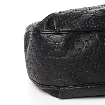 Gucci Guccissima Medium Emily Hobo Black 7 of 9