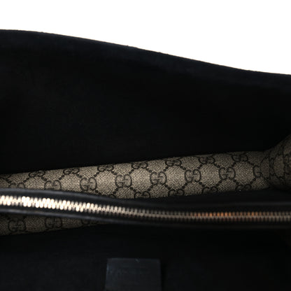 Gucci GG Supreme Monogram Crystal Small Dionysus Shoulder Bag Black 5 of 10