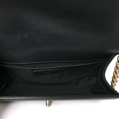 Chanel Lambskin Quilted Medium Boy Flap Black 5 of 10
