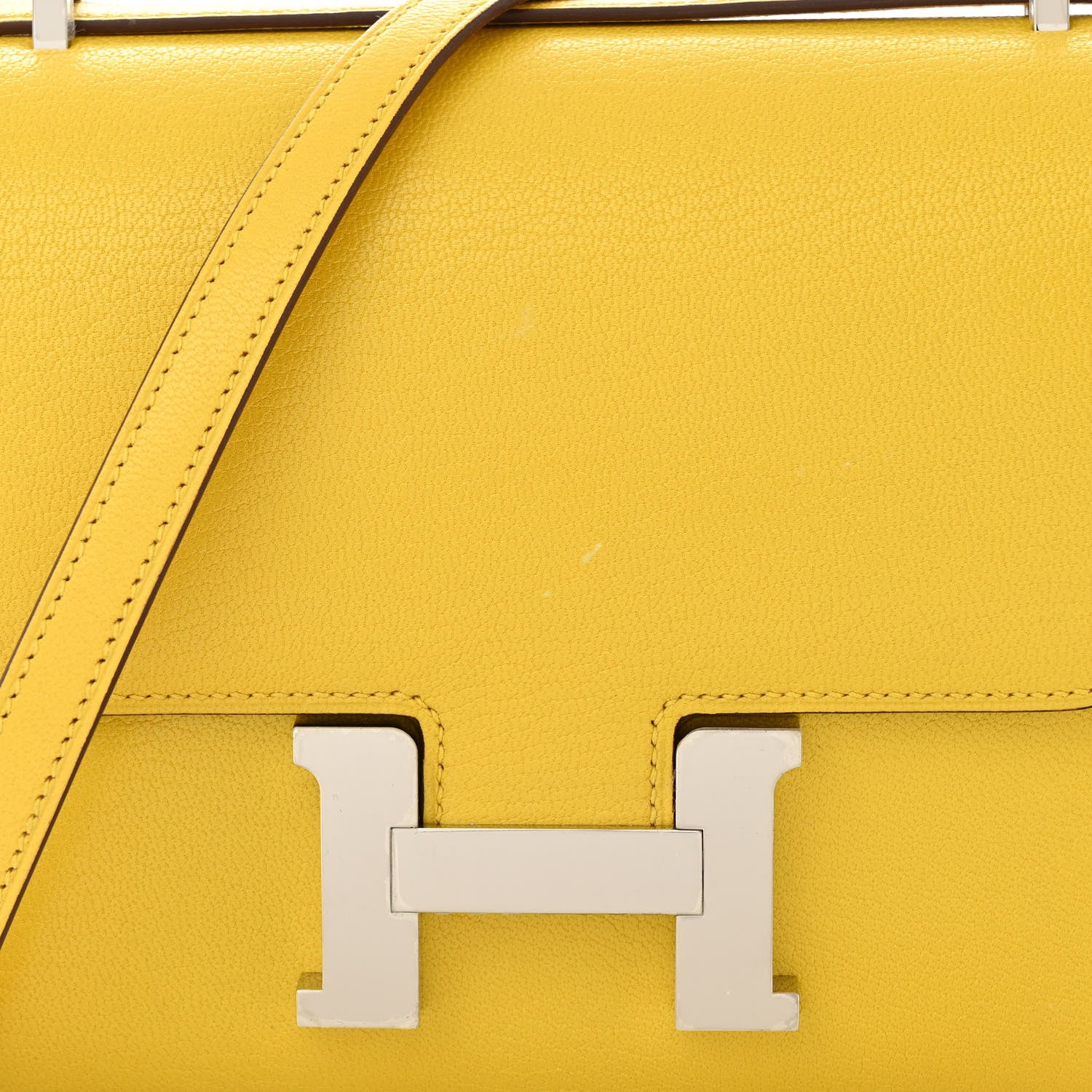 Hermes Chevre Mysore Constance 18 Jaune De Naples 9 of 14
