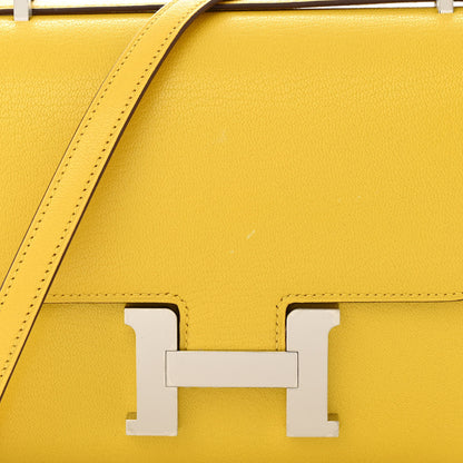 Hermes Chevre Mysore Constance 18 Jaune De Naples 9 of 14