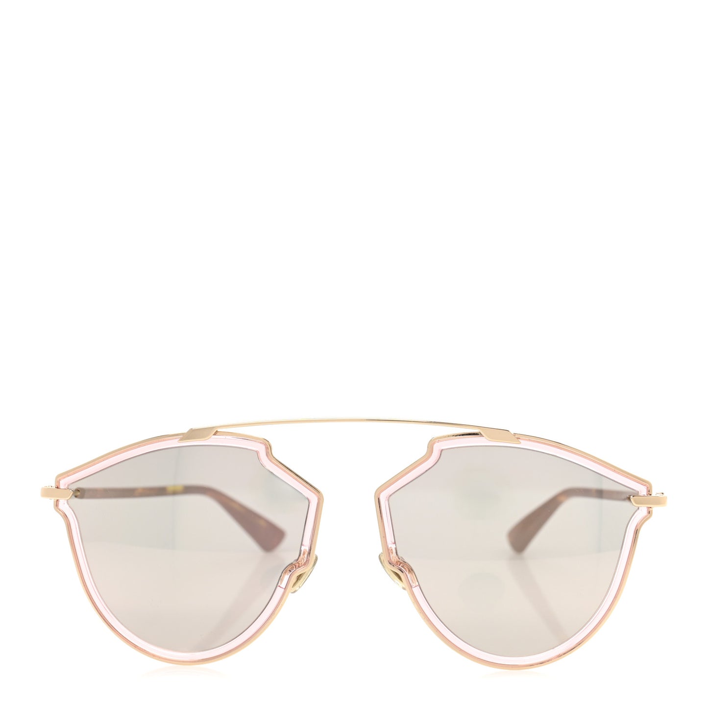 Mirrored So Real Rise Sunglasses Pink Gold